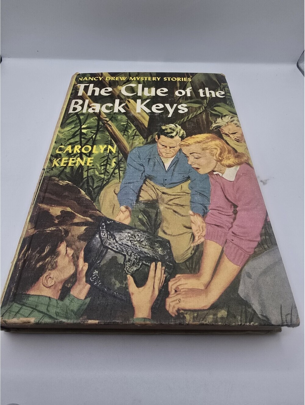 Vintage #28 Nancy Drew: The Clue Of The Black Keys, Carolyn Keene 1951 Hardcover